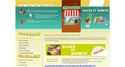 Desktop Screenshot of glaces-sorbets.com